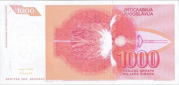 1000din 1992 r